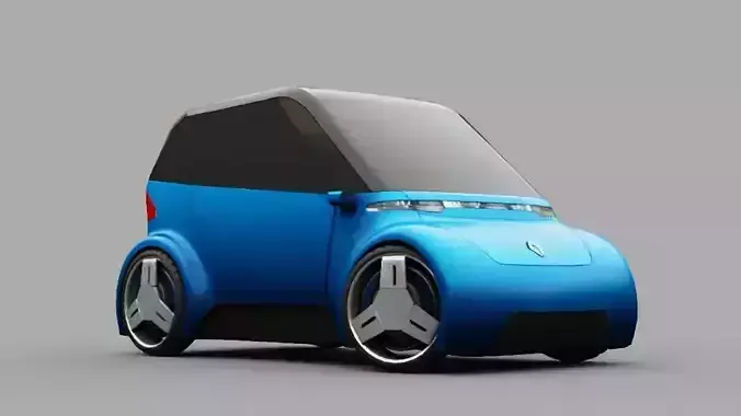 RENAULT concept car  rigged