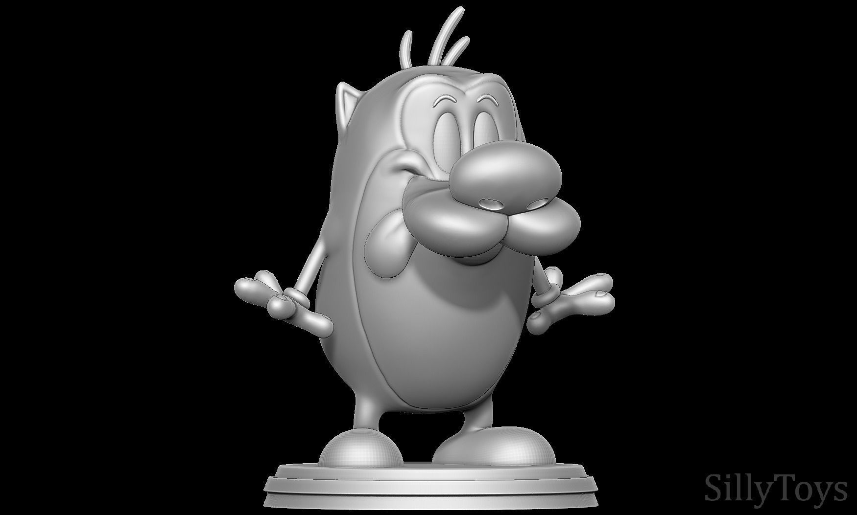 Stimpy - The Ren and Stimpy Show 3D print model_7