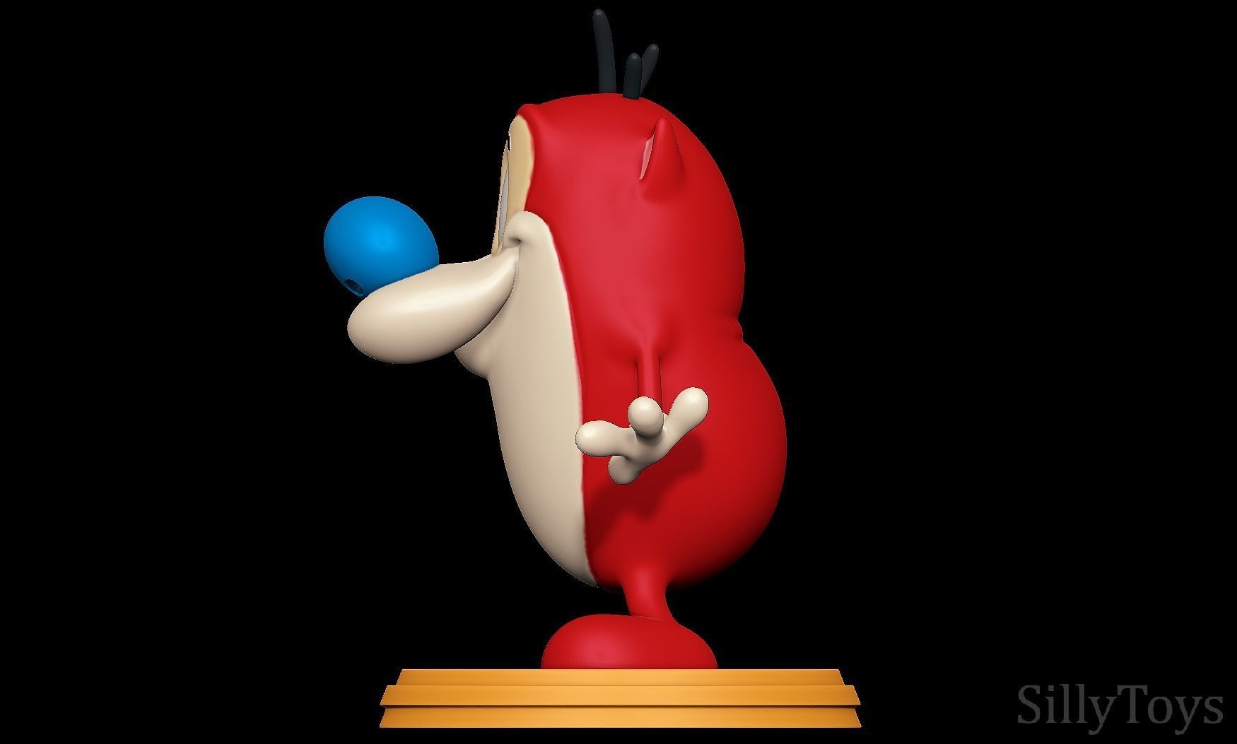 Stimpy - The Ren and Stimpy Show 3D print model_3