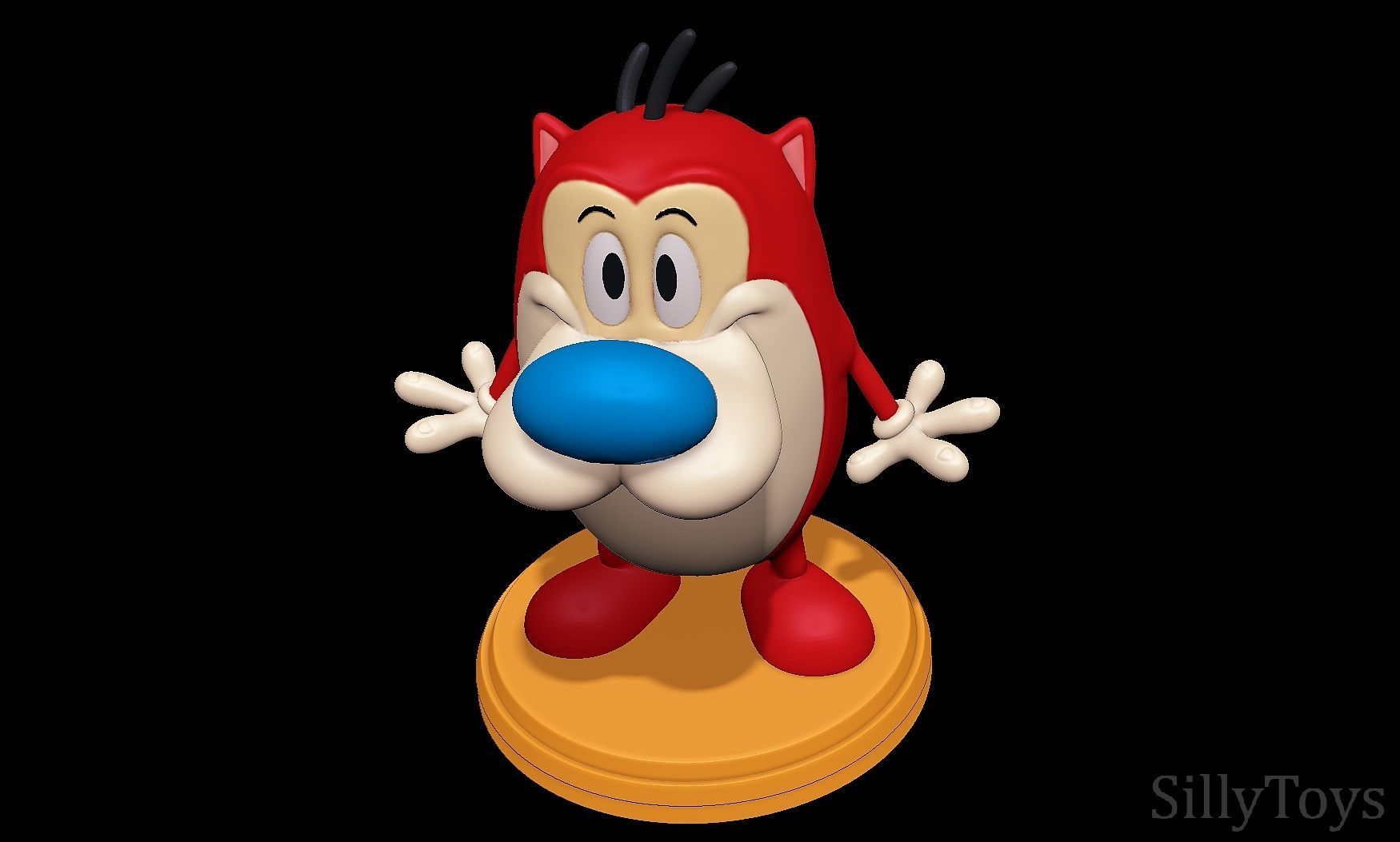 Stimpy - The Ren and Stimpy Show 3D print model_6