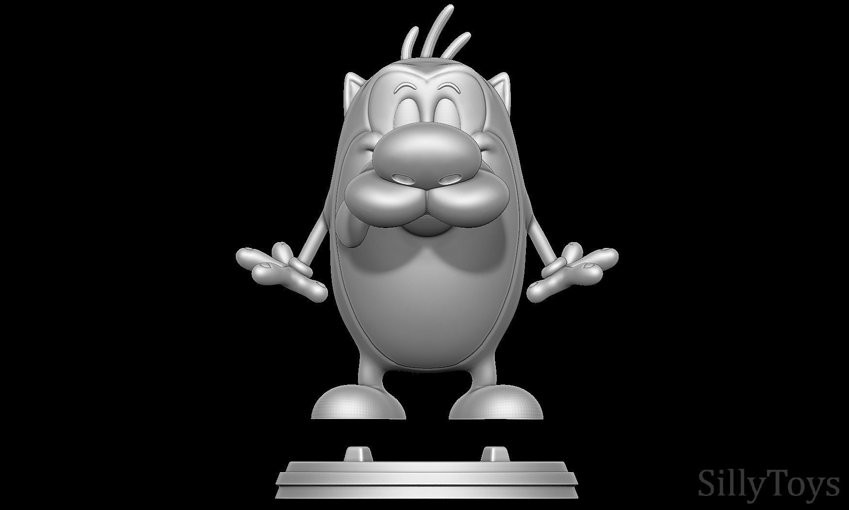 Stimpy - The Ren and Stimpy Show 3D print model_8