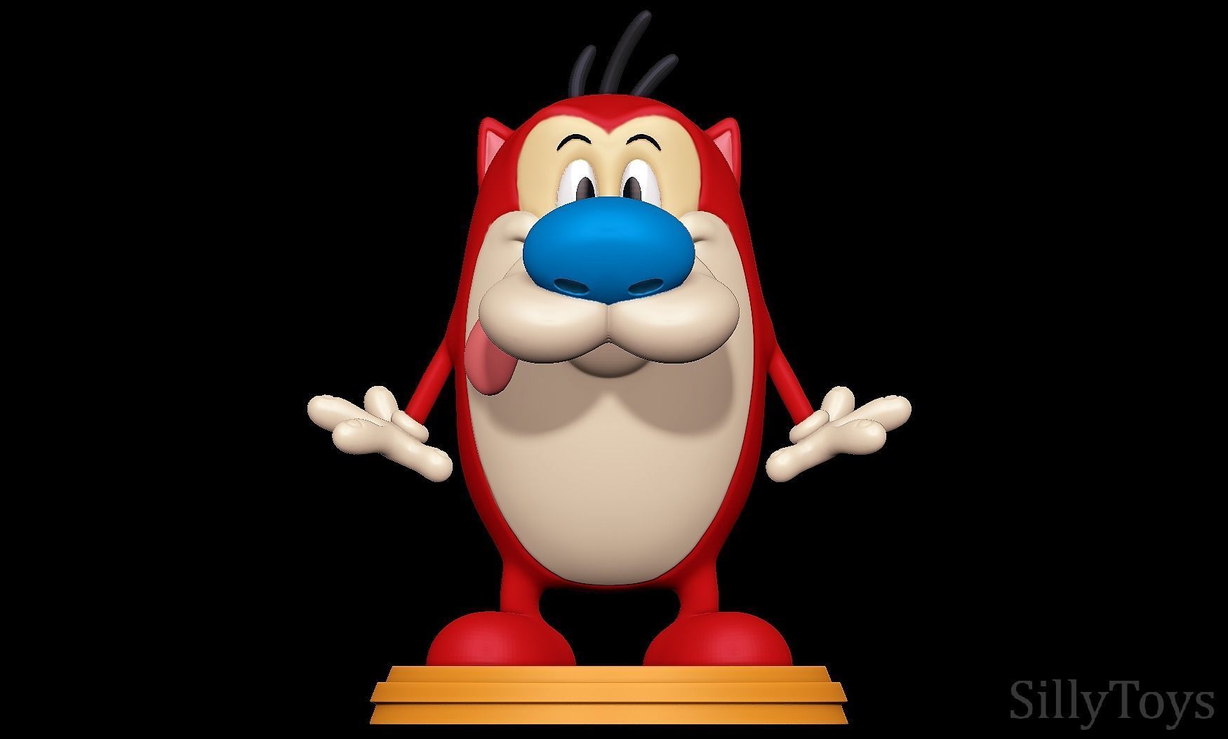 Stimpy - The Ren and Stimpy Show 3D print model_1
