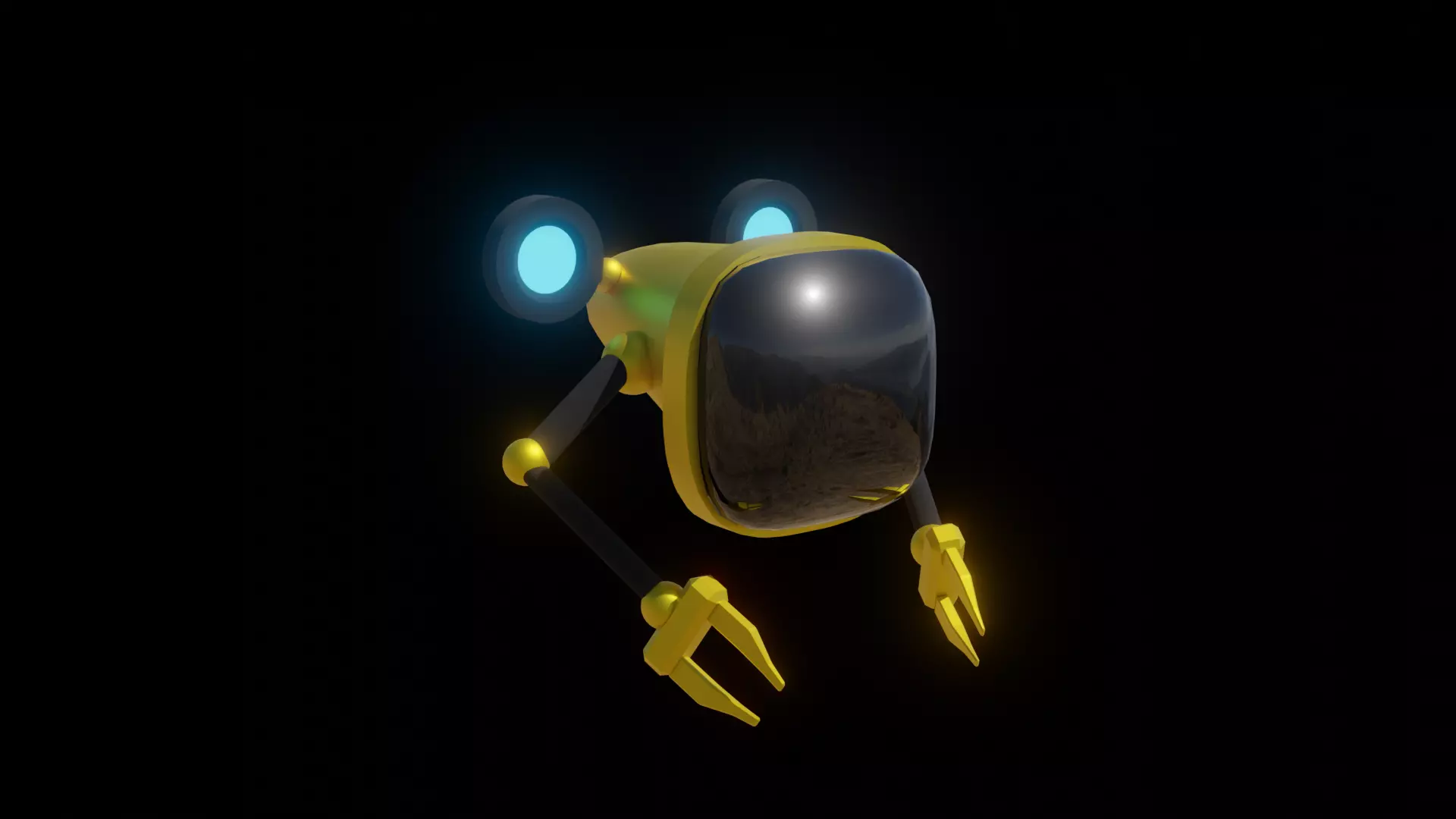 Submarine Spaceship Robot 3D model_0