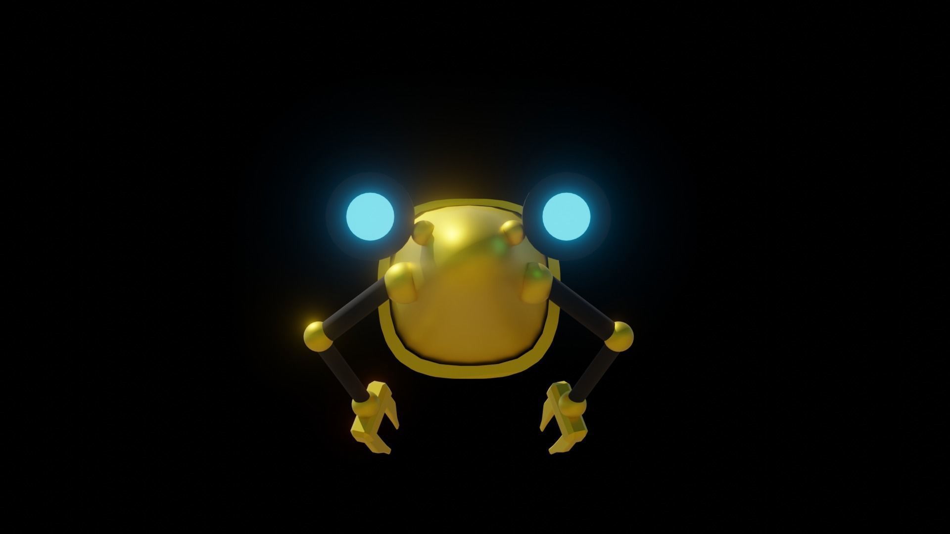 Submarine Spaceship Robot 3D model_4