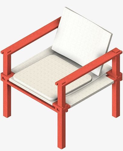 Supa Furniture Collection Low-poly 3D model 5