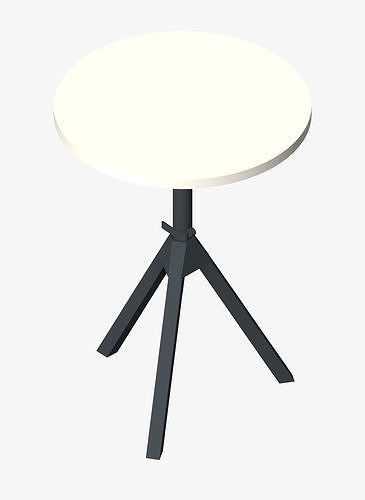 Supa Furniture Collection Low-poly 3D model 7
