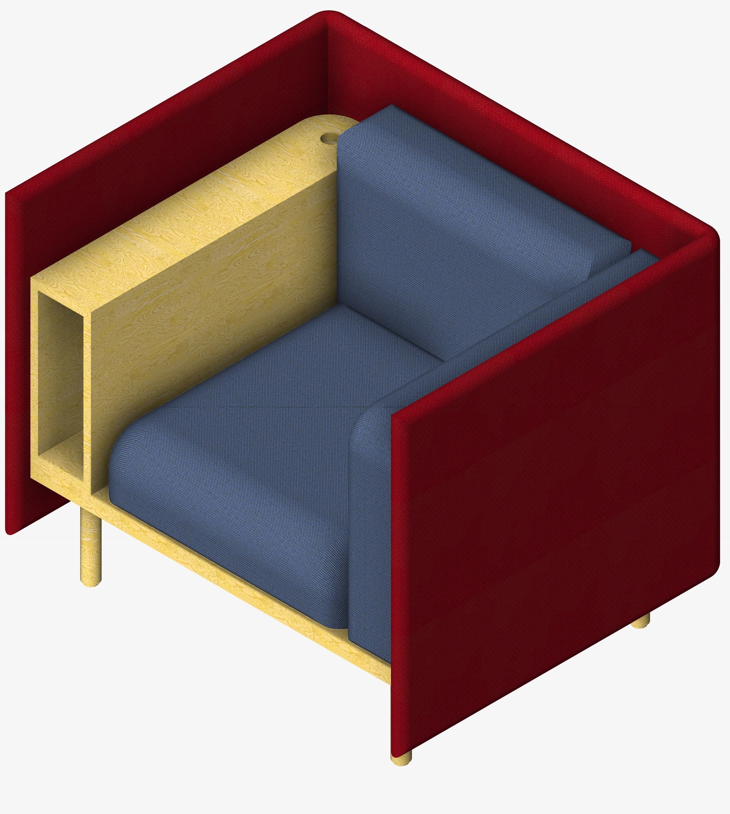 Supa Furniture Collection Low-poly 3D model_11