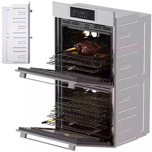 Bosch 800 Series Double Wall Oven 30 3D model