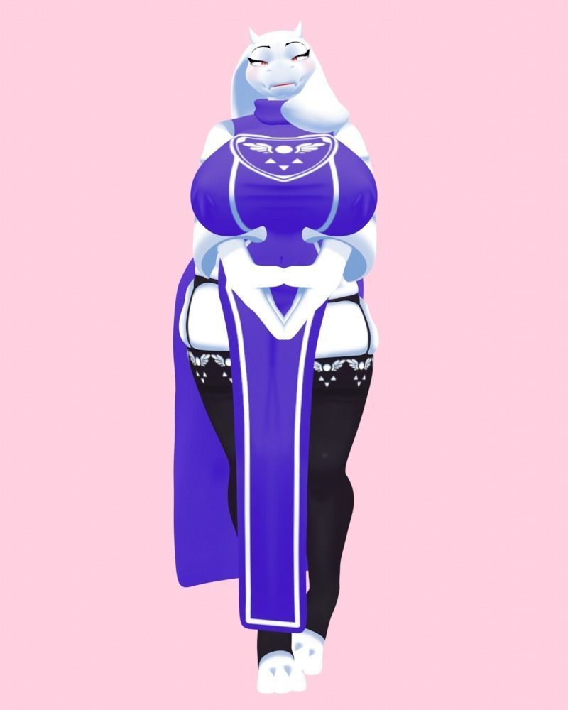 VRChat Avatar - Toriel Mama   3D model_4
