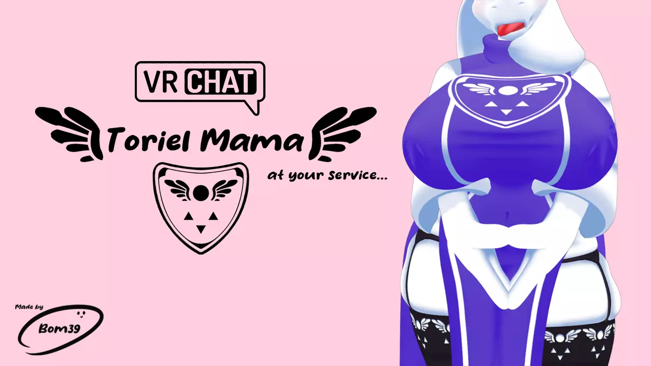 VRChat Avatar - Toriel Mama   3D model_0