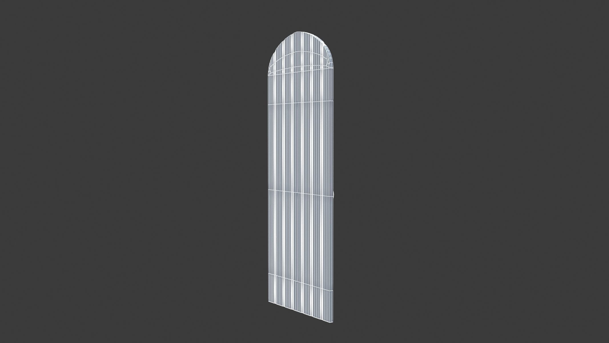 Castle Door 04 Low Poly Realistic Low-poly 3D model_7