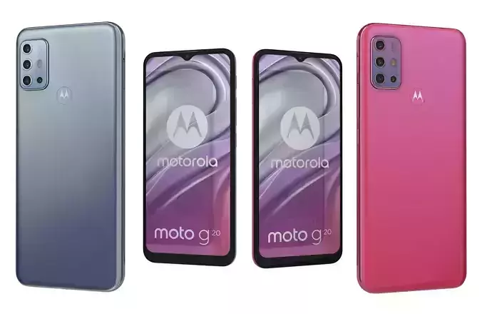 Motorola Moto G20 Gray And Red