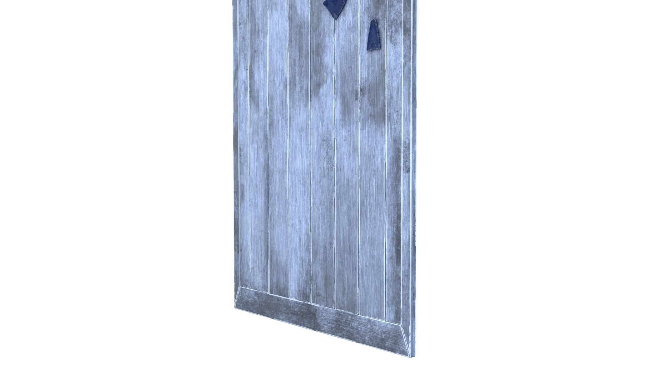 Castle Door 08 Low Poly Realistic Low-poly 3D model_3