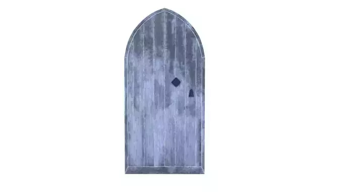 Castle Door 08 Low Poly Realistic Low-poly 3D model