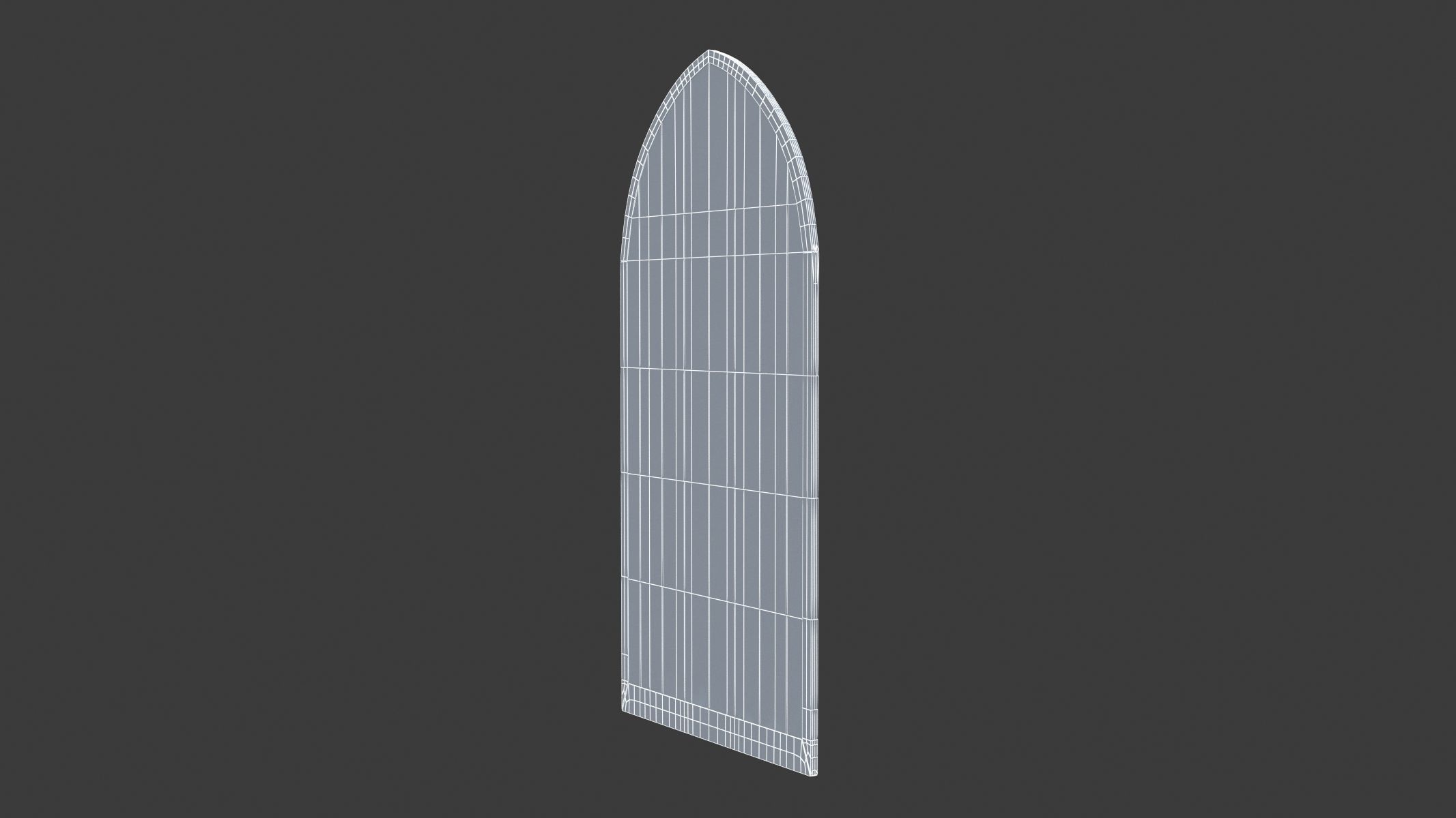 Castle Door 08 Low Poly Realistic Low-poly 3D model_7