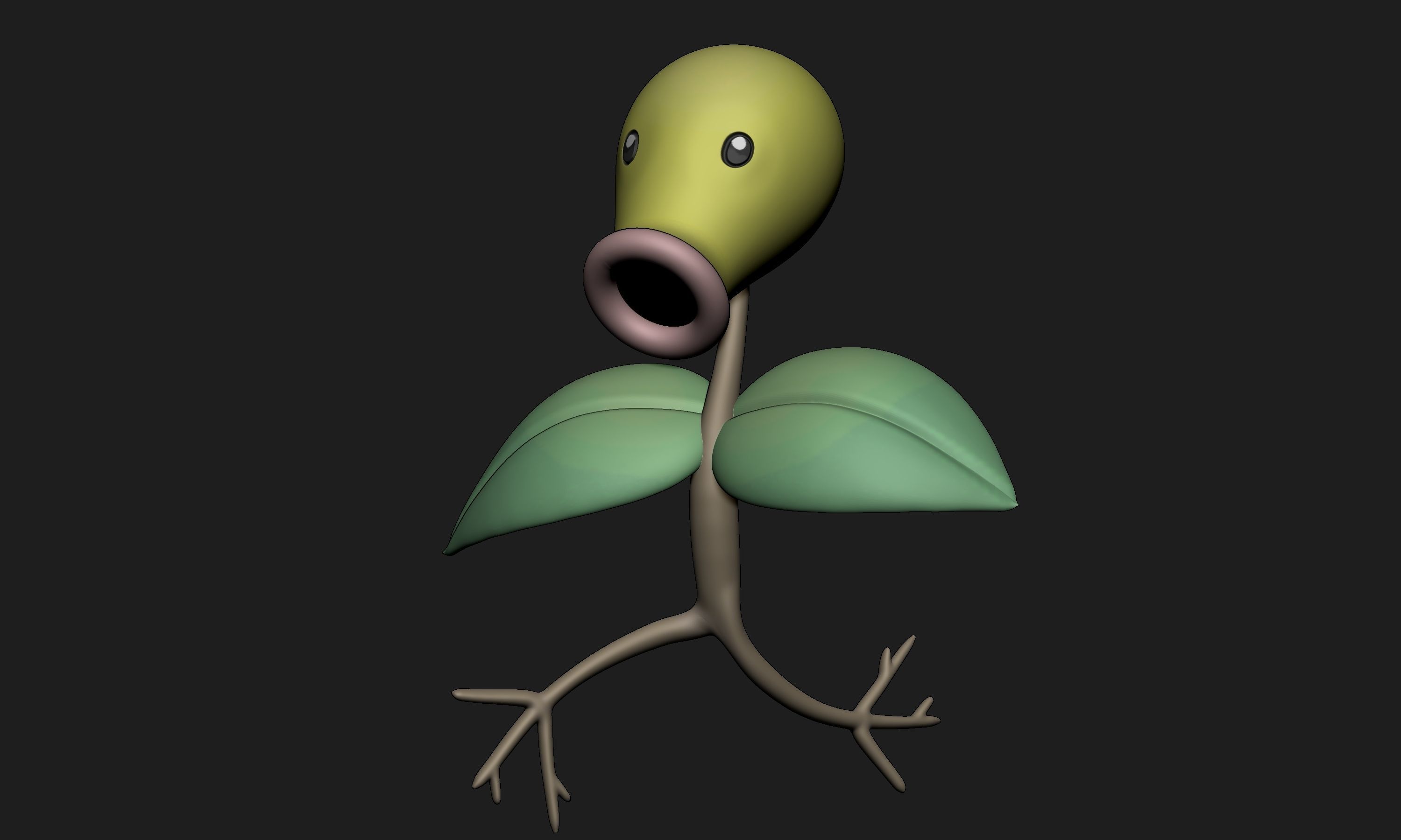 Pokemon - Bellsprout with 2 poses 3D print model_1