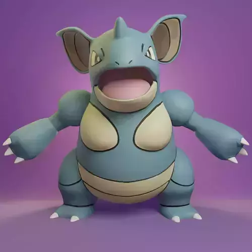 Pokemon - Nidoqueen with 2 poses