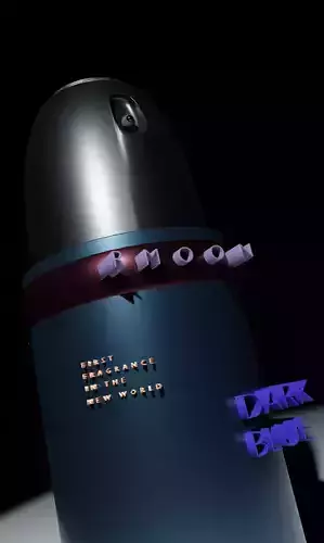 RMOON BODYSPRAY FOR MEN FIRST PRODUCT DESIGN