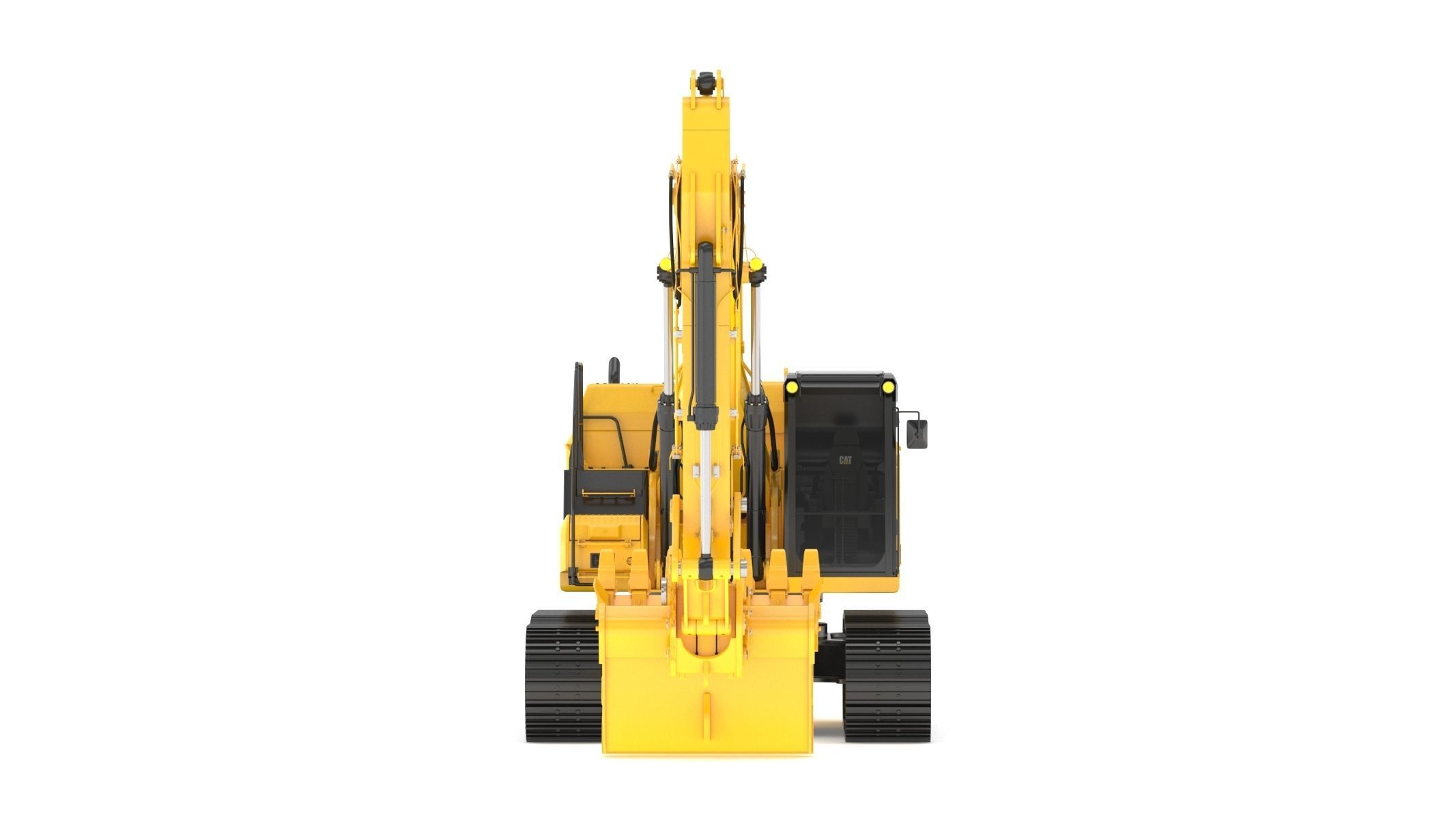 CAT 349 Hydraulic Excavator 3D model_1