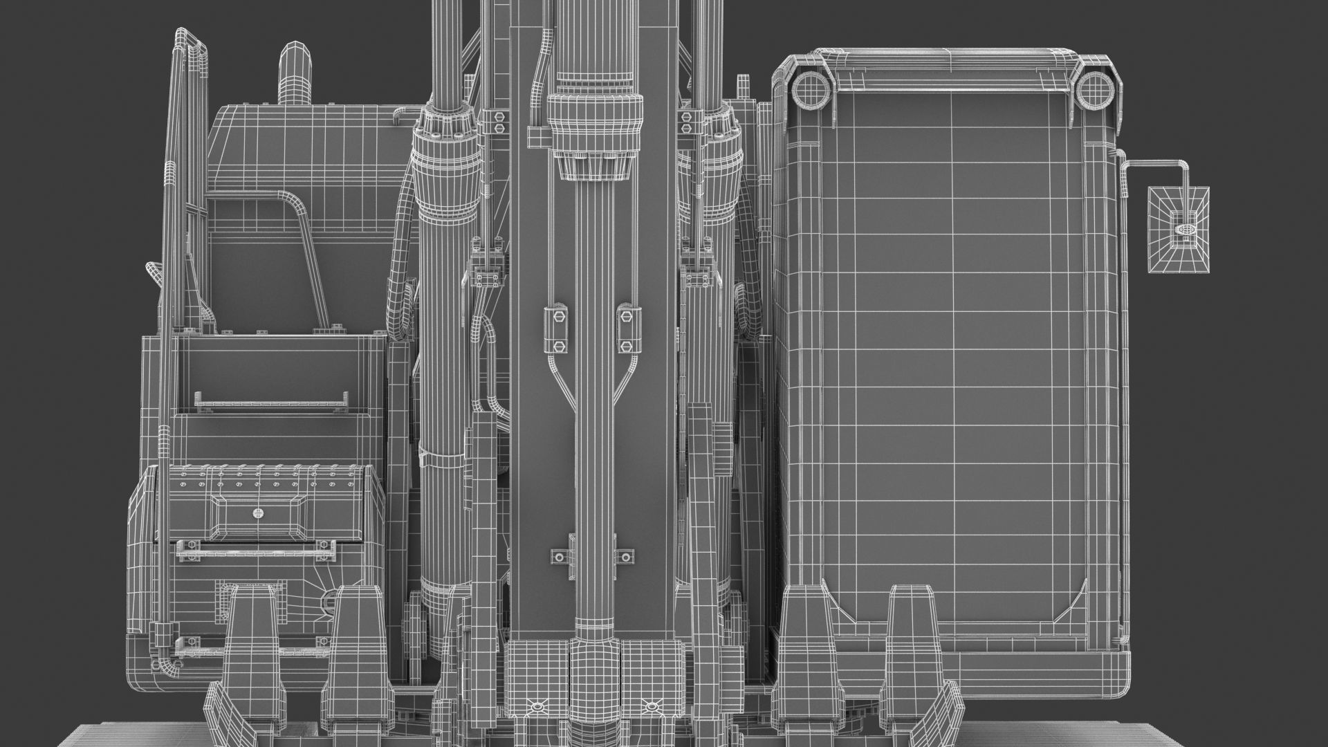 CAT 349 Hydraulic Excavator 3D model_32