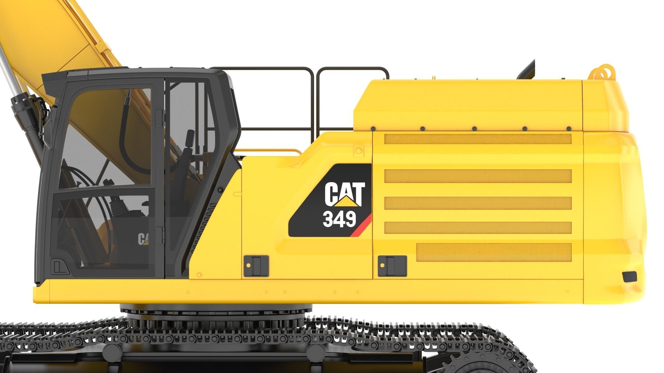 CAT 349 Hydraulic Excavator 3D model_17