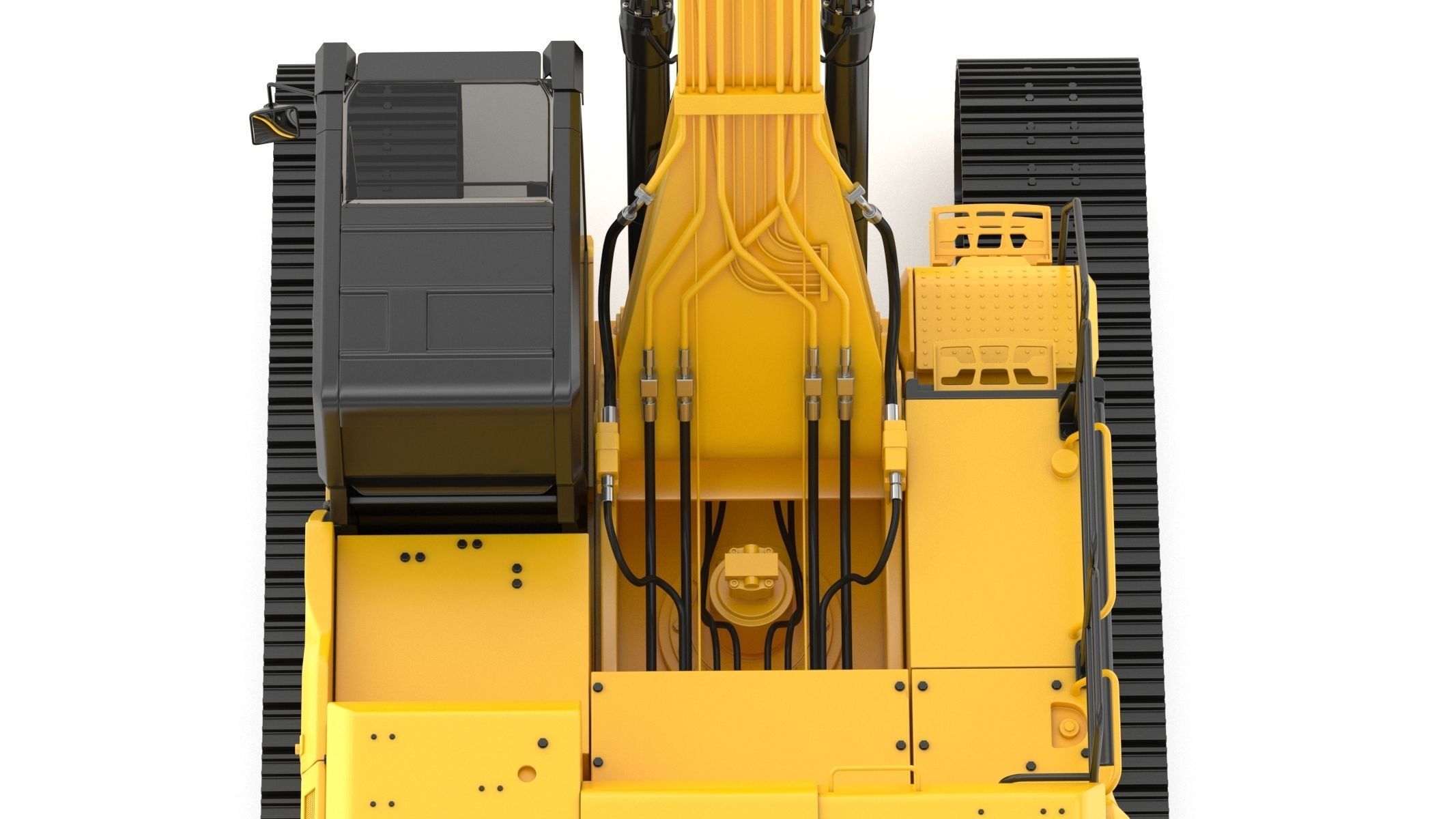 CAT 349 Hydraulic Excavator 3D model_15