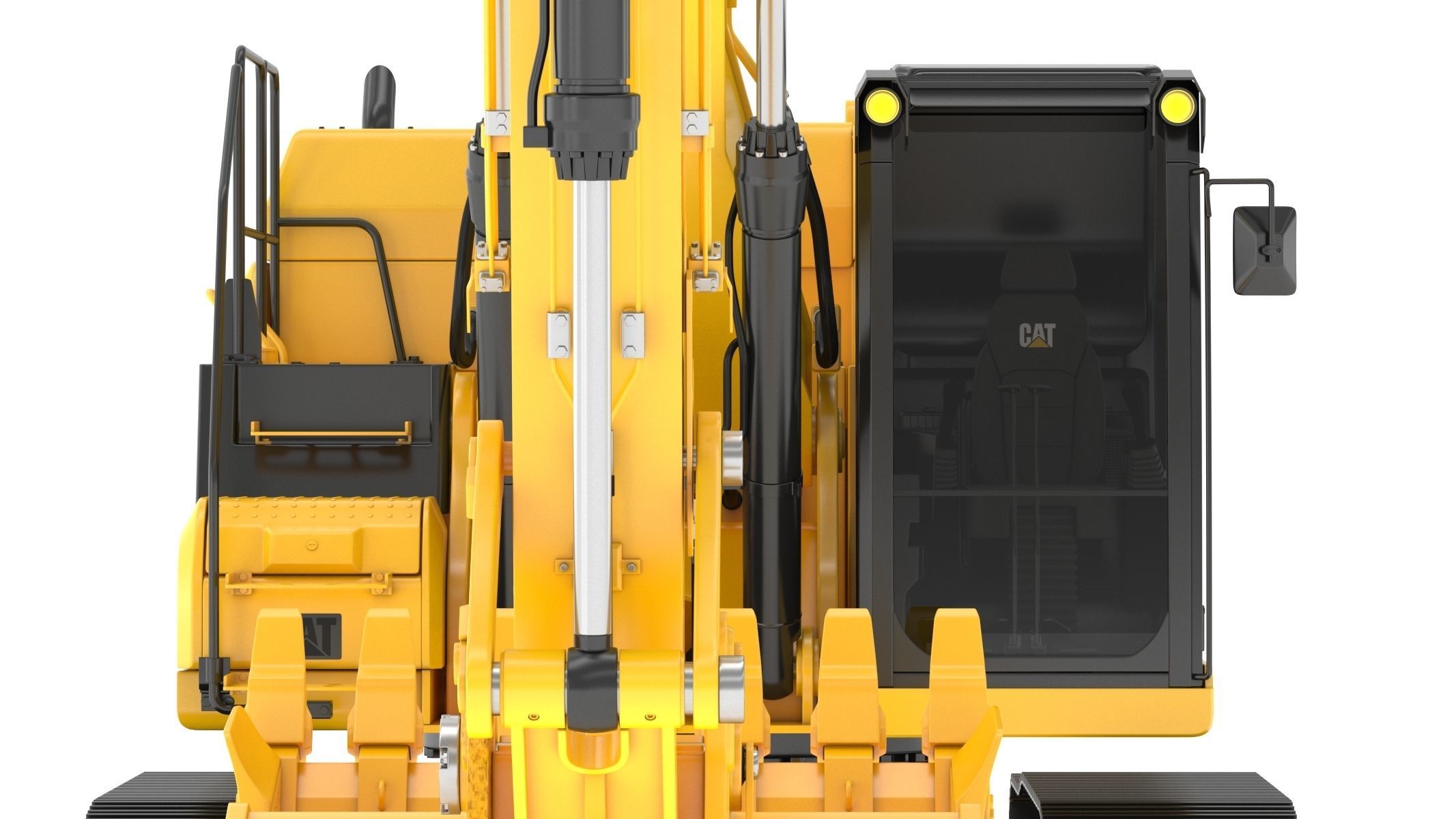 CAT 349 Hydraulic Excavator 3D model_11