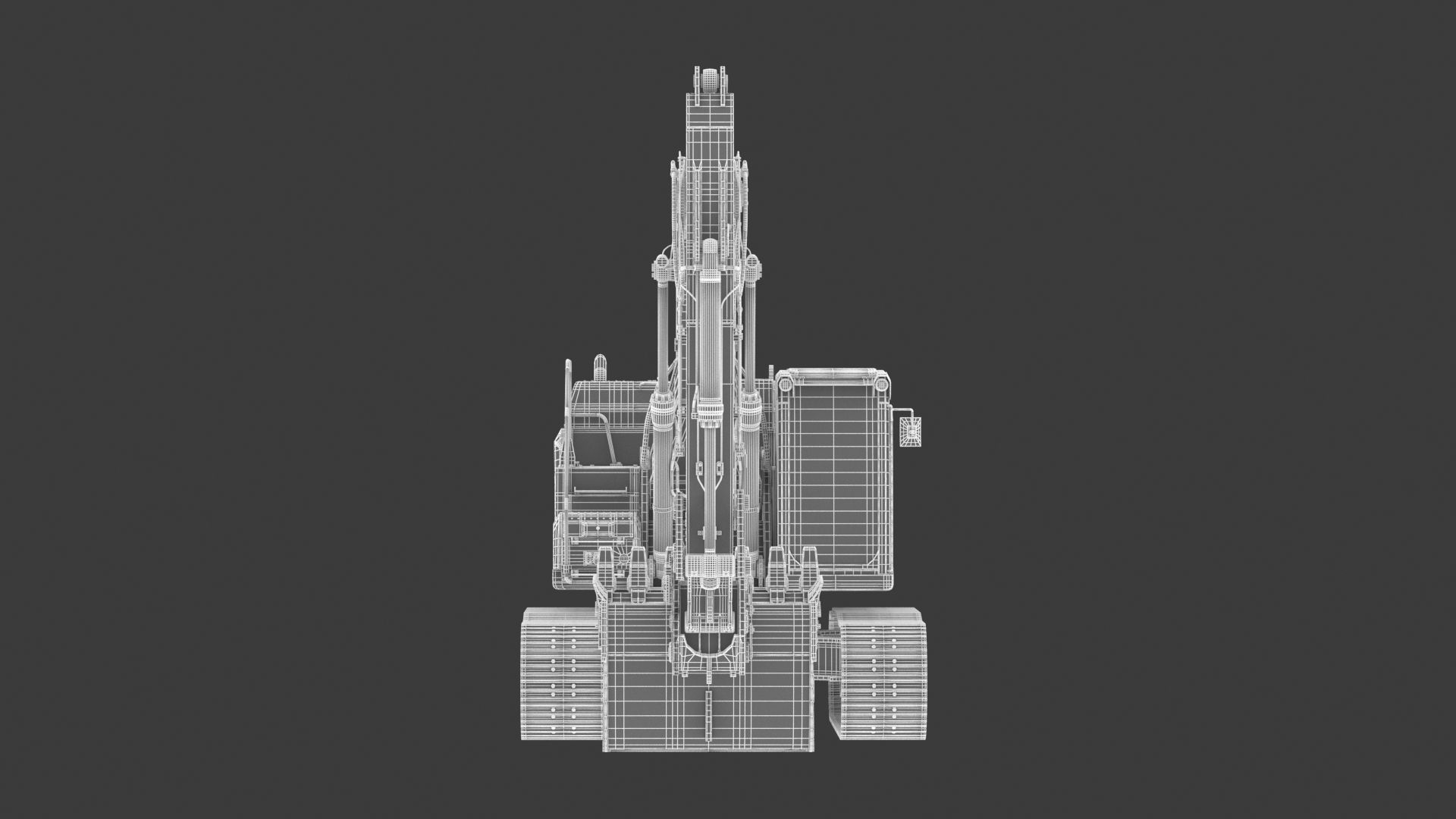 CAT 349 Hydraulic Excavator 3D model_22