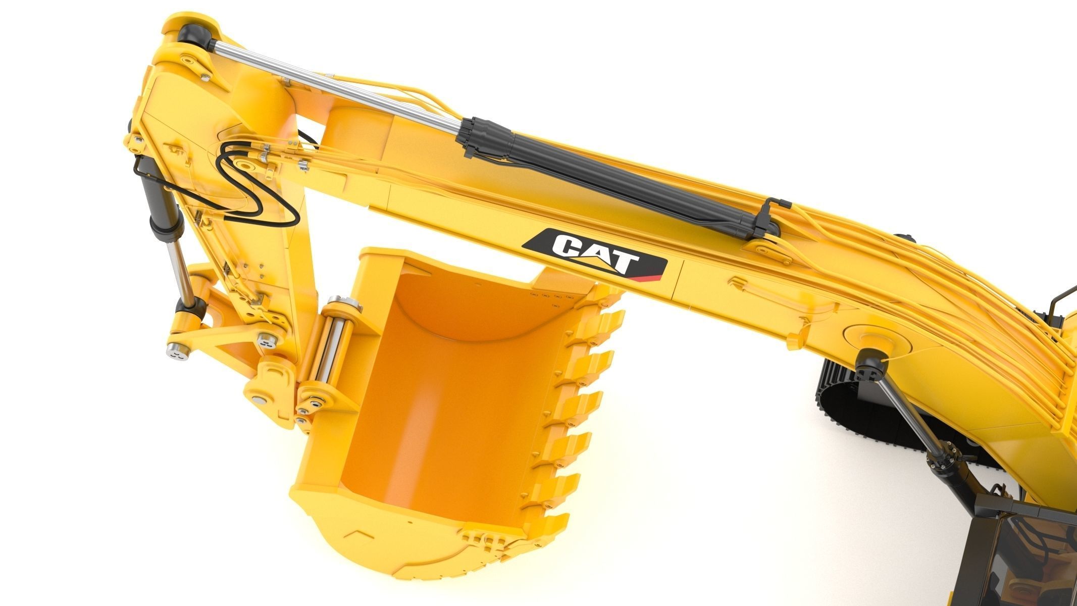 CAT 349 Hydraulic Excavator 3D model_18