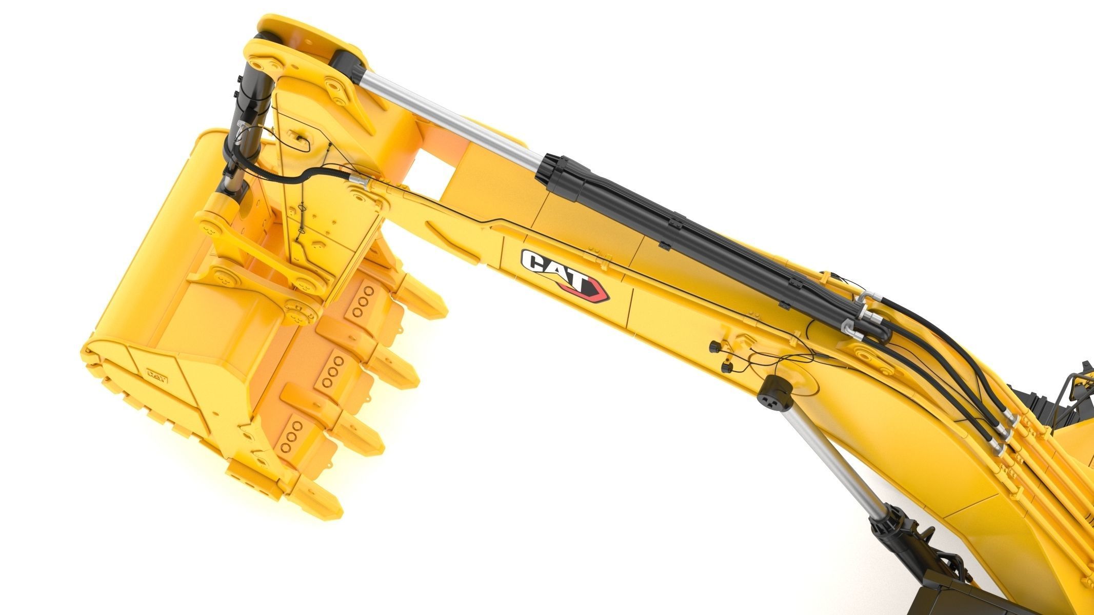 CAT 395 Hydraulic Excavator Tier 4 3D model_18