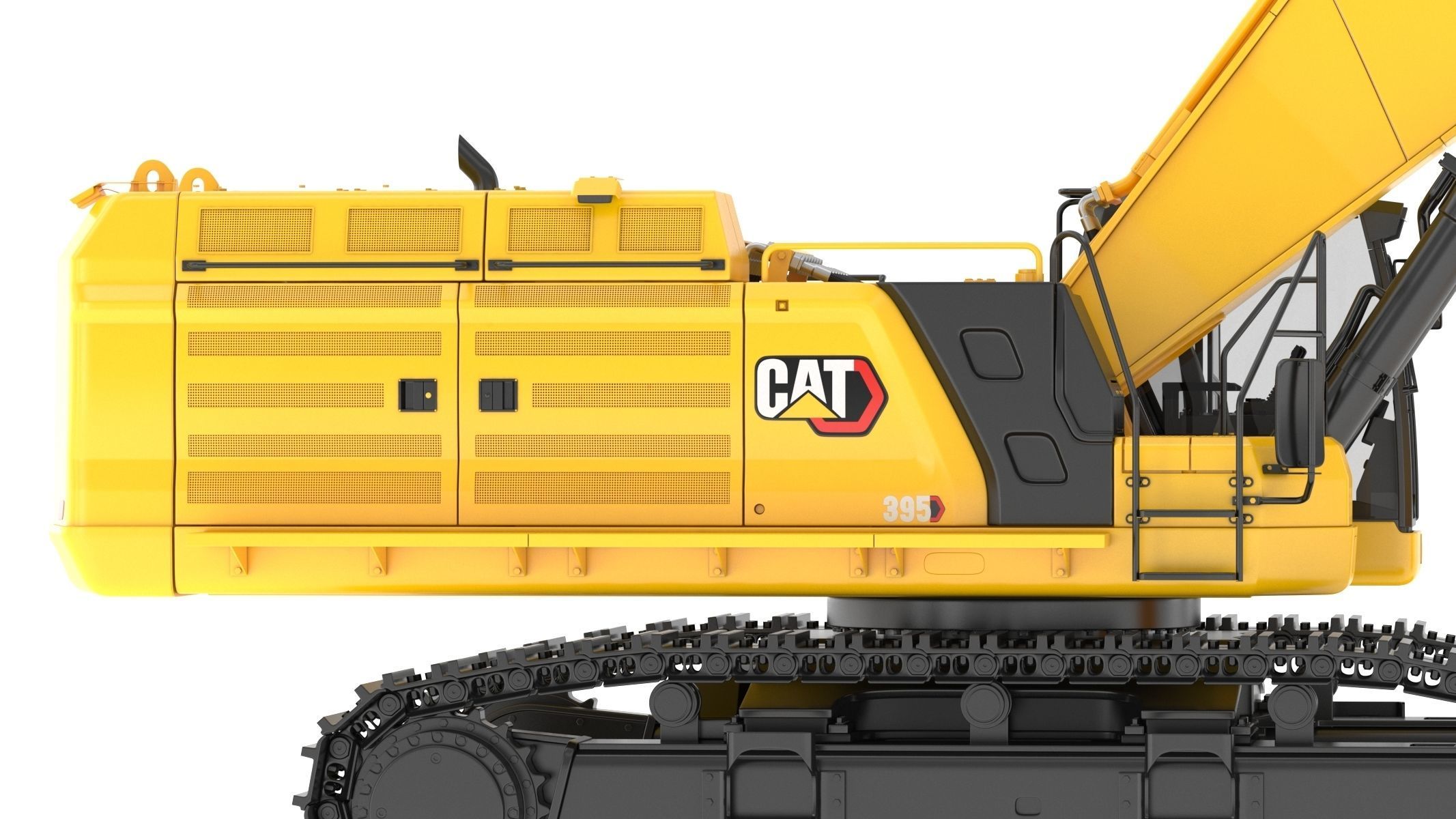 CAT 395 Hydraulic Excavator Tier 4 3D model_13