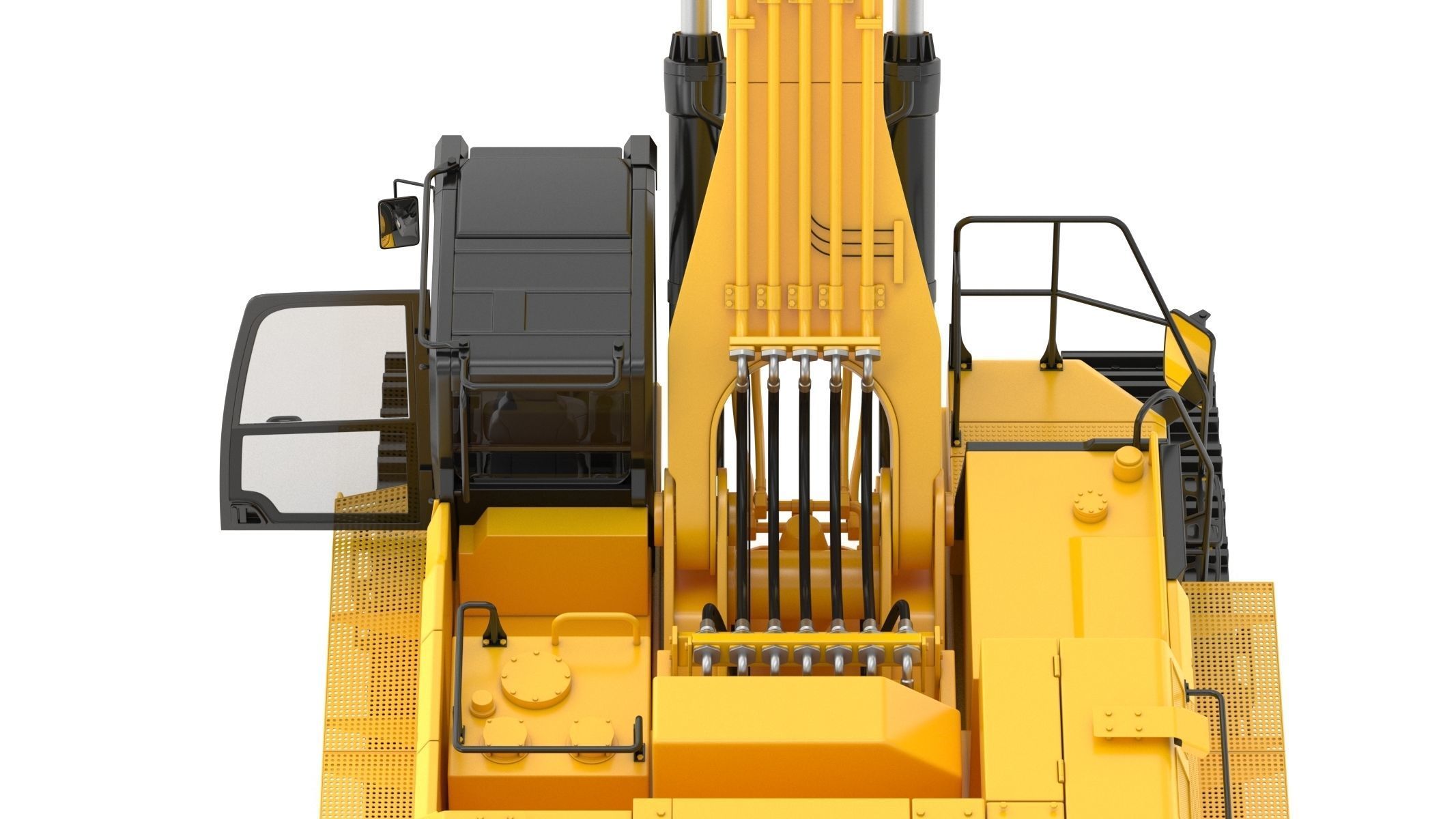 CAT 395 Hydraulic Excavator Tier 4 3D model_15