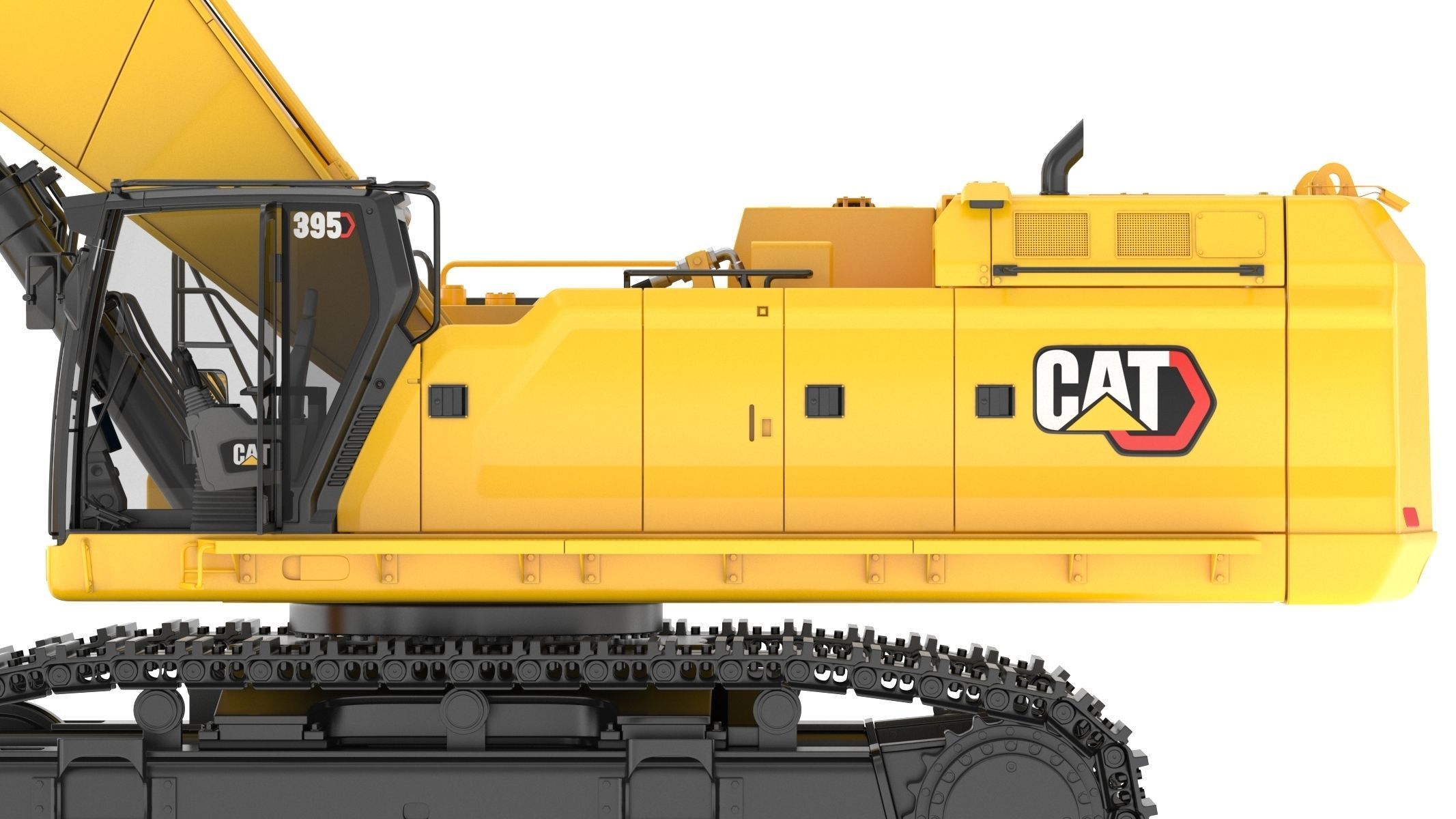 CAT 395 Hydraulic Excavator Tier 4 3D model_17