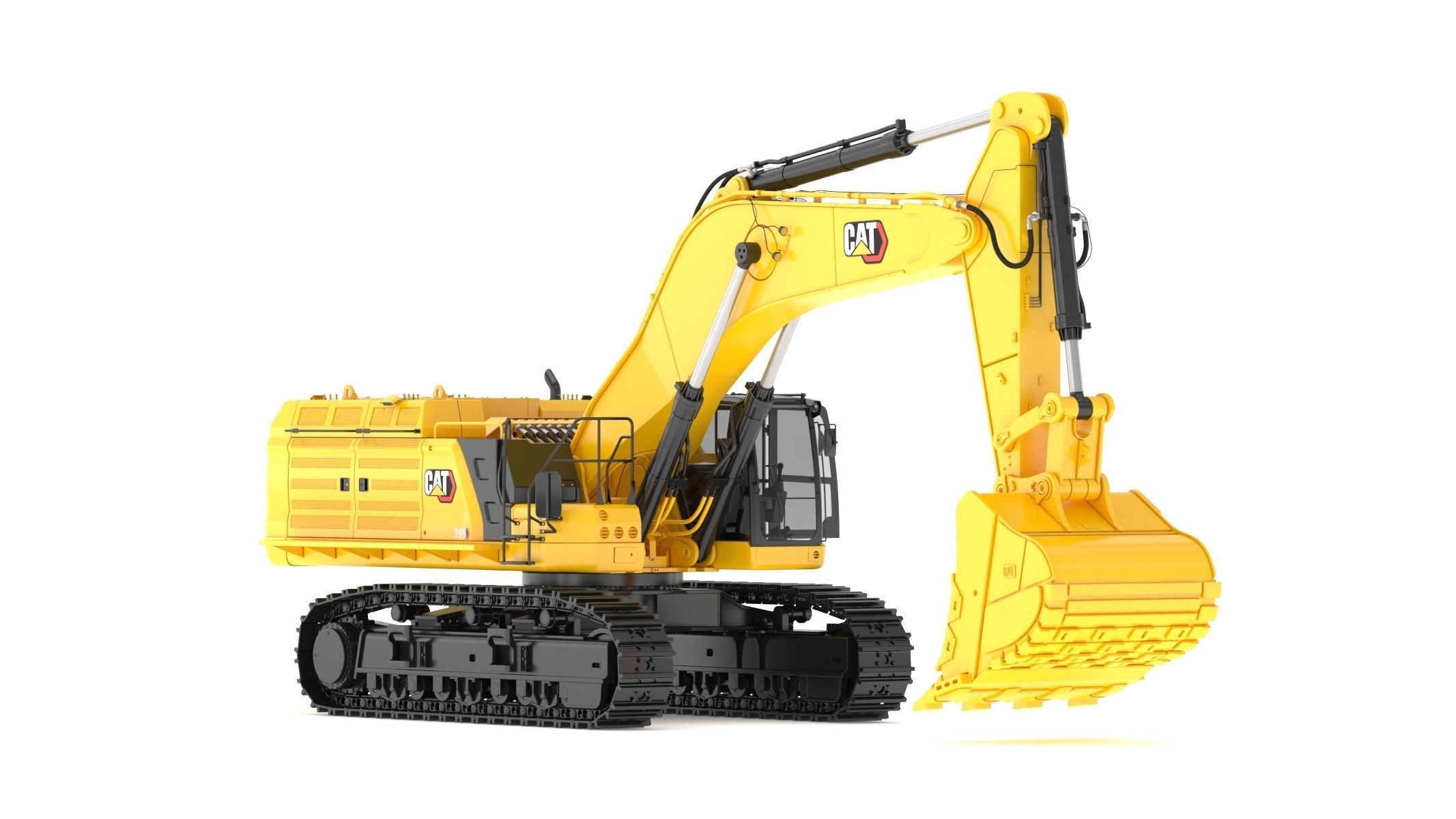 CAT 395 Hydraulic Excavator Tier 4 3D model_2