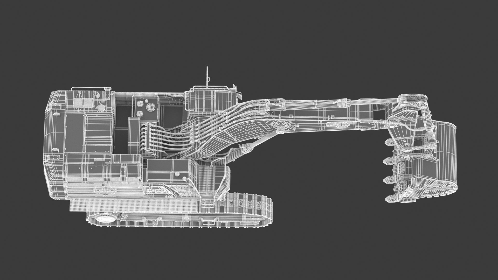 CAT 395 Hydraulic Excavator Tier 4 3D model_30