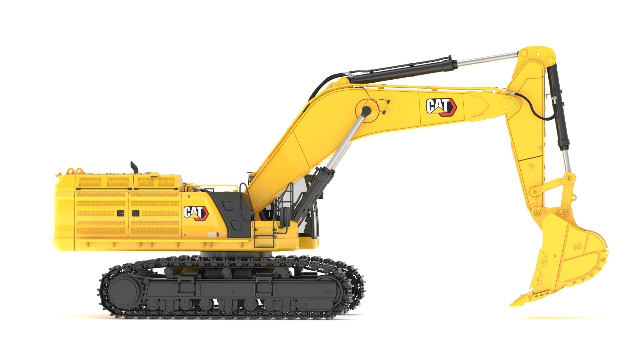 CAT 395 Hydraulic Excavator Tier 4 3D model_3