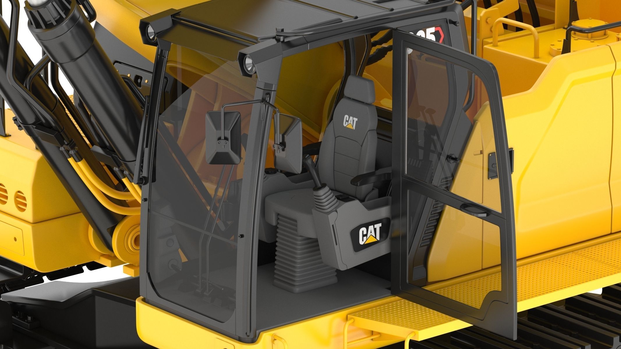 CAT 395 Hydraulic Excavator Tier 4 3D model_20