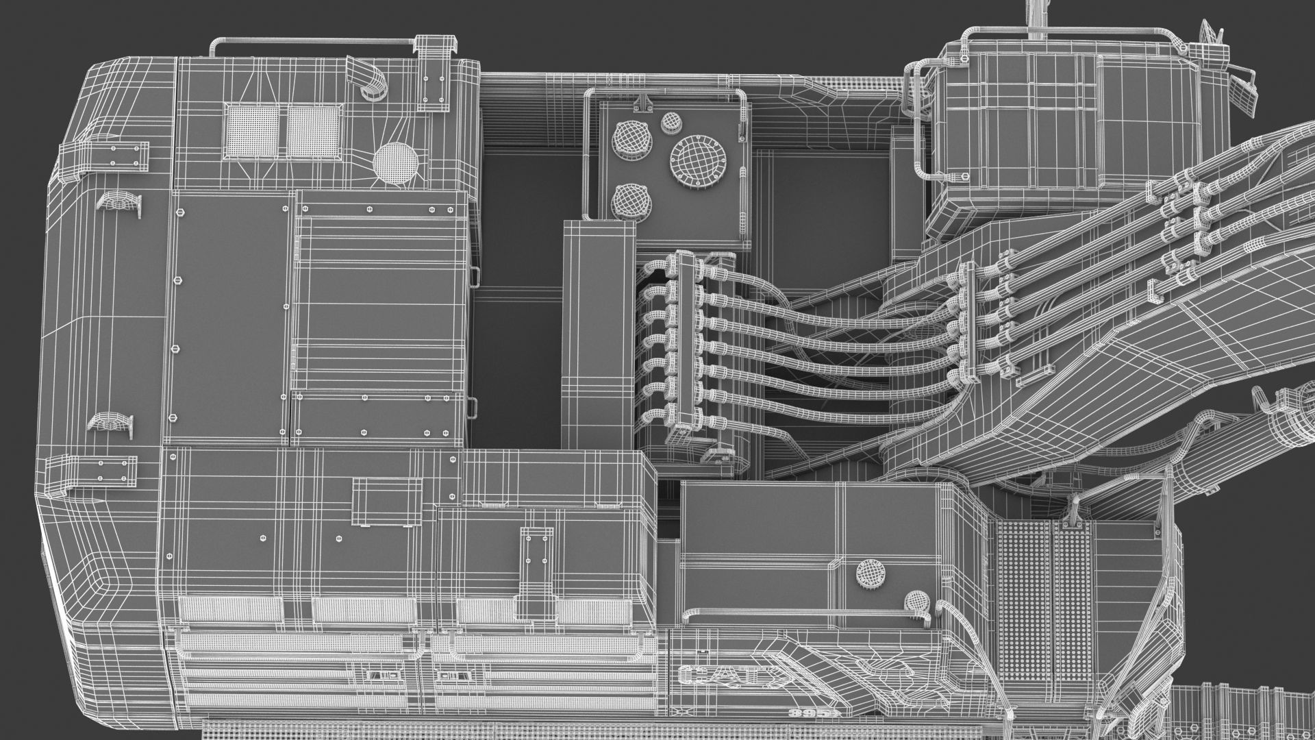 CAT 395 Hydraulic Excavator Tier 4 3D model_40