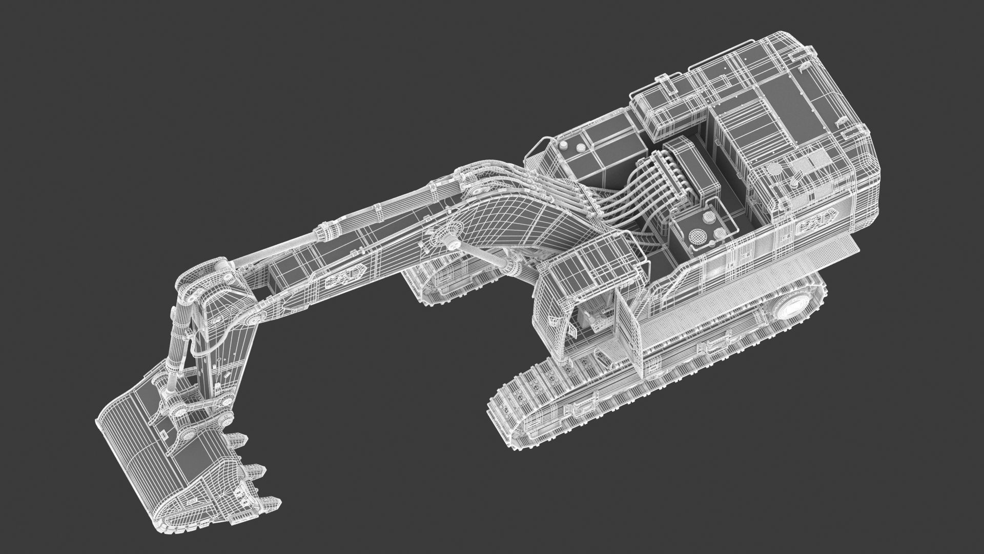 CAT 395 Hydraulic Excavator Tier 4 3D model_29