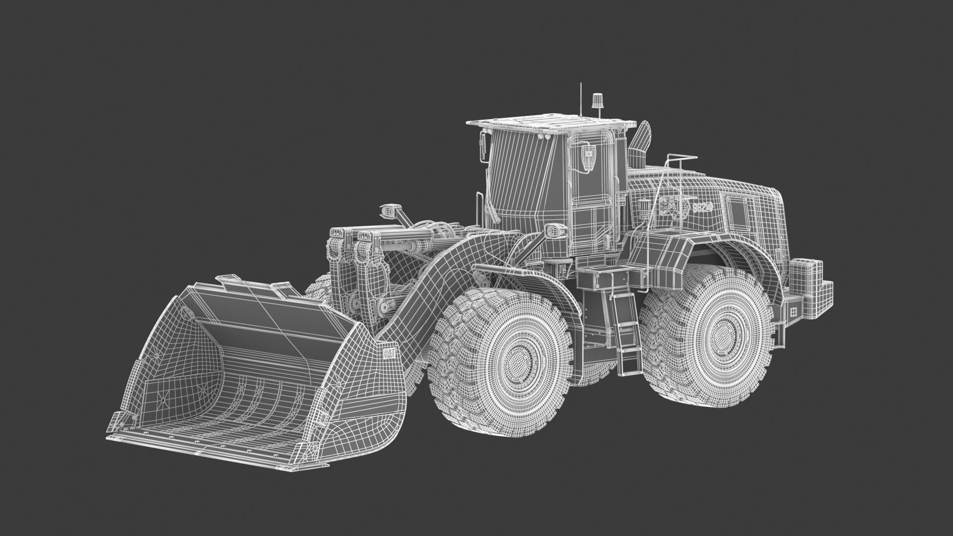 CAT 982 XE Wheel Loader 3D model_25