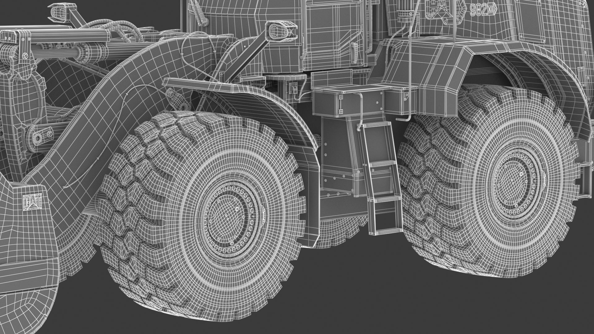 CAT 982 XE Wheel Loader 3D model_35