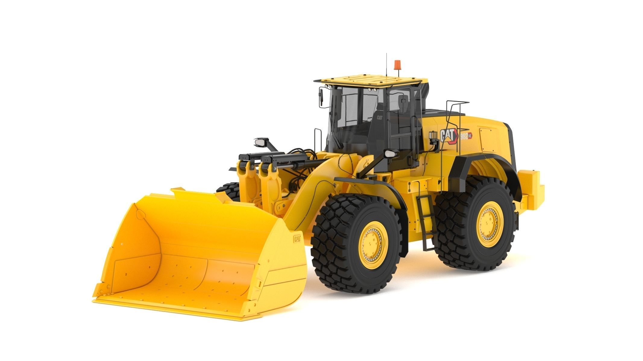 CAT 982 XE Wheel Loader 3D model_4