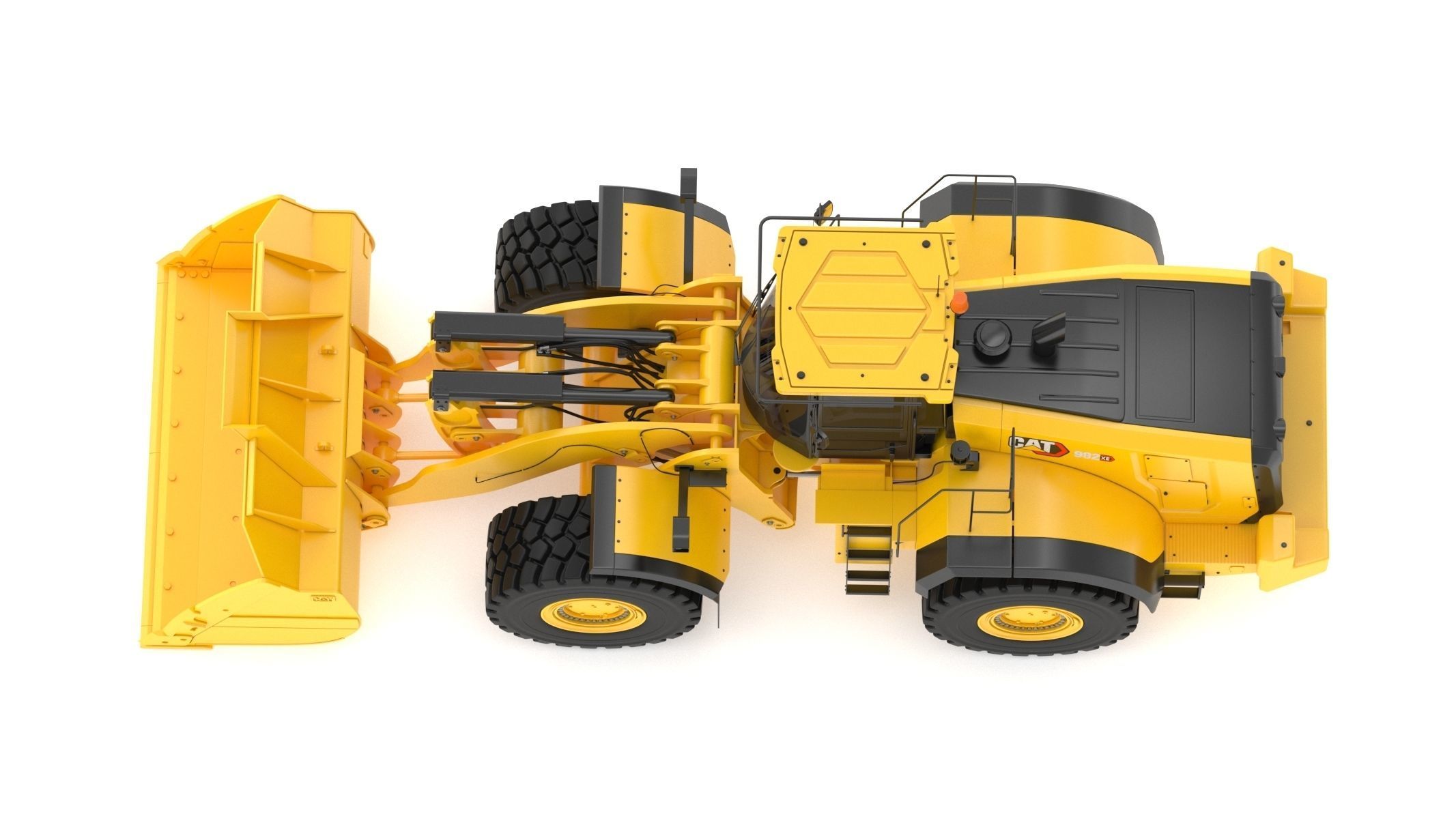 CAT 982 XE Wheel Loader 3D model_9