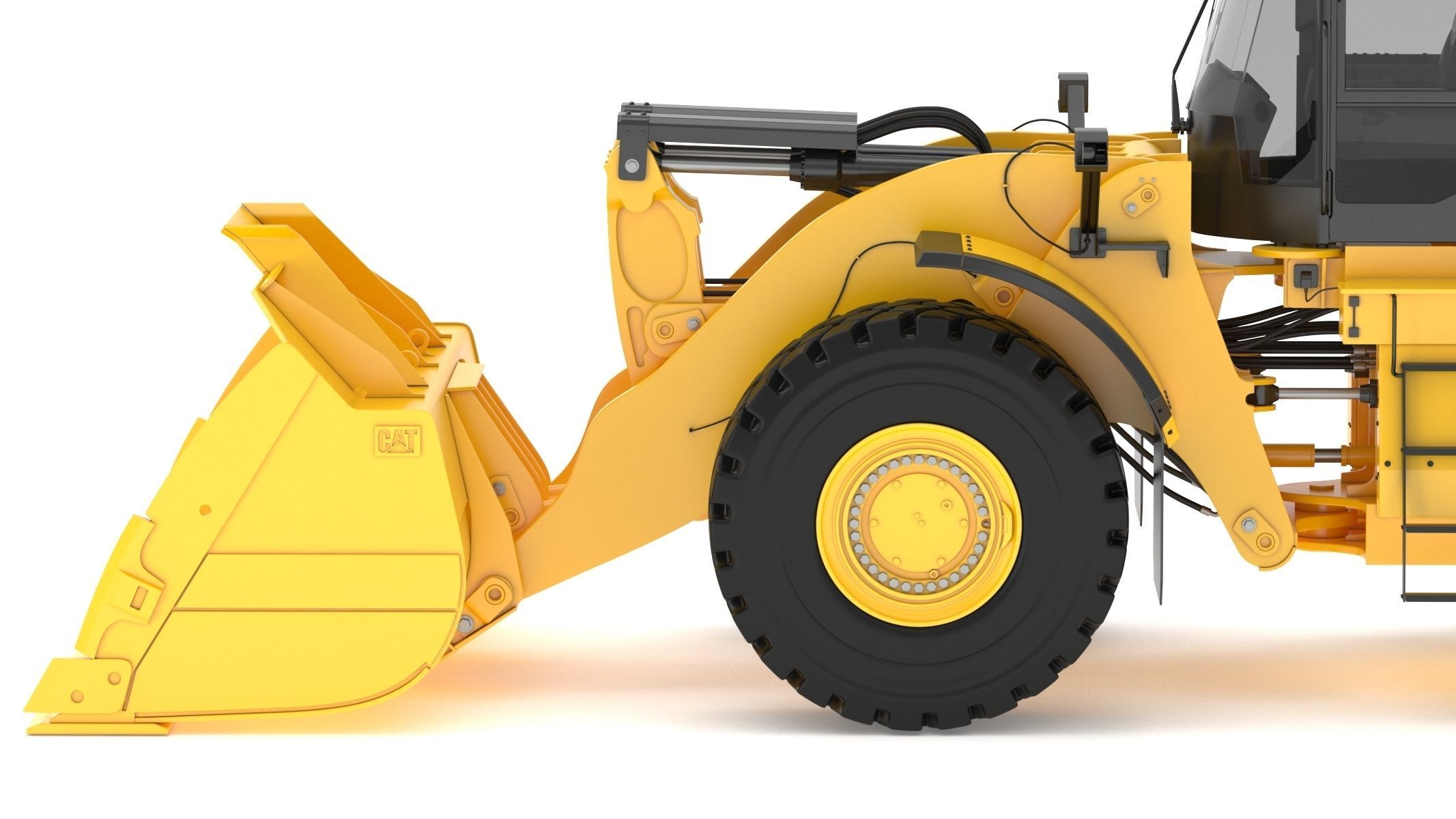 CAT 982 XE Wheel Loader 3D model_13