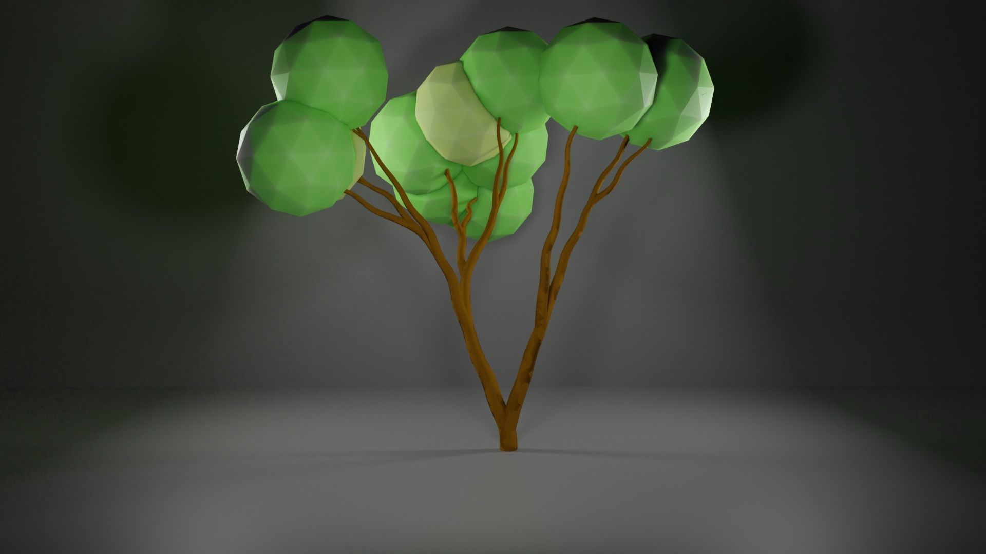 Low-Poly Tree Pack Low-poly 3D model_3