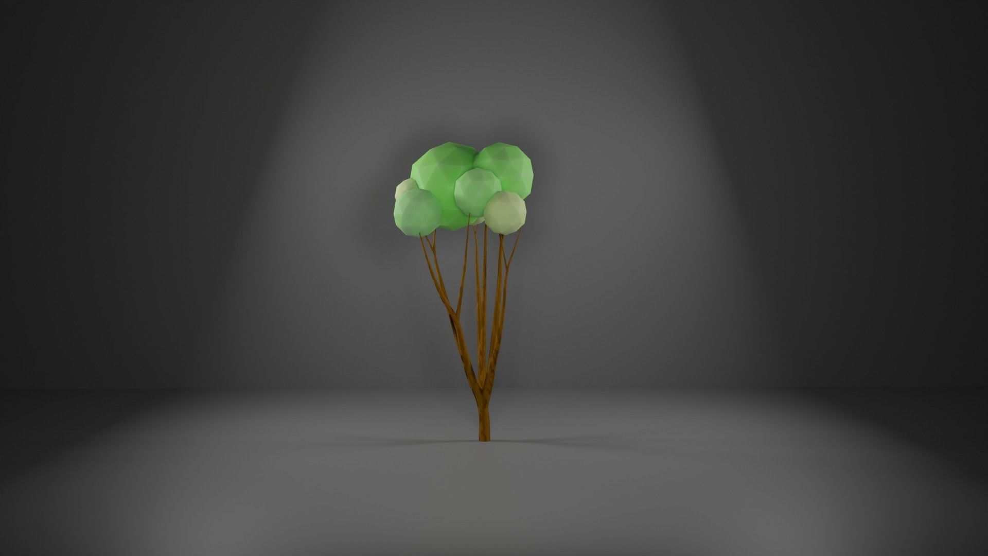 Low-Poly Tree Pack Low-poly 3D model_2