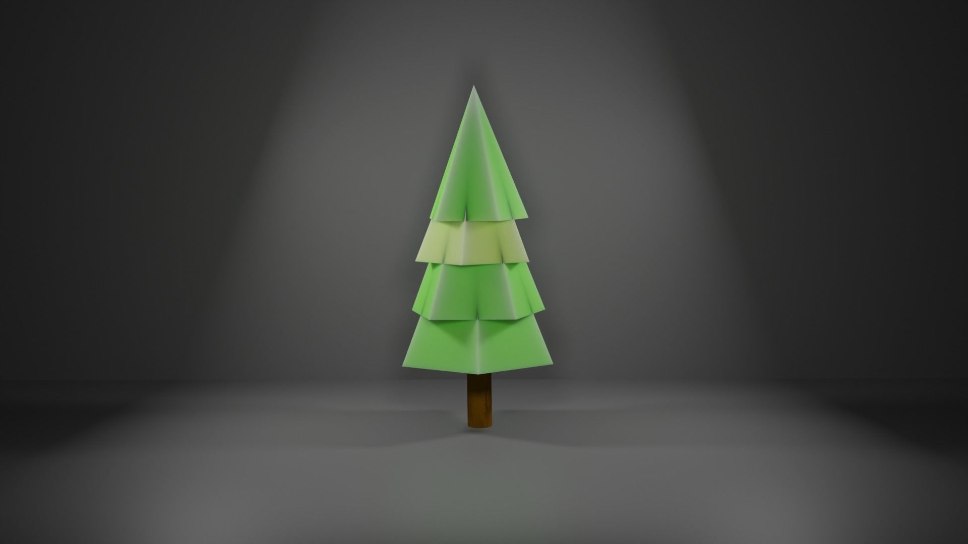 Low-Poly Tree Pack Low-poly 3D model_1