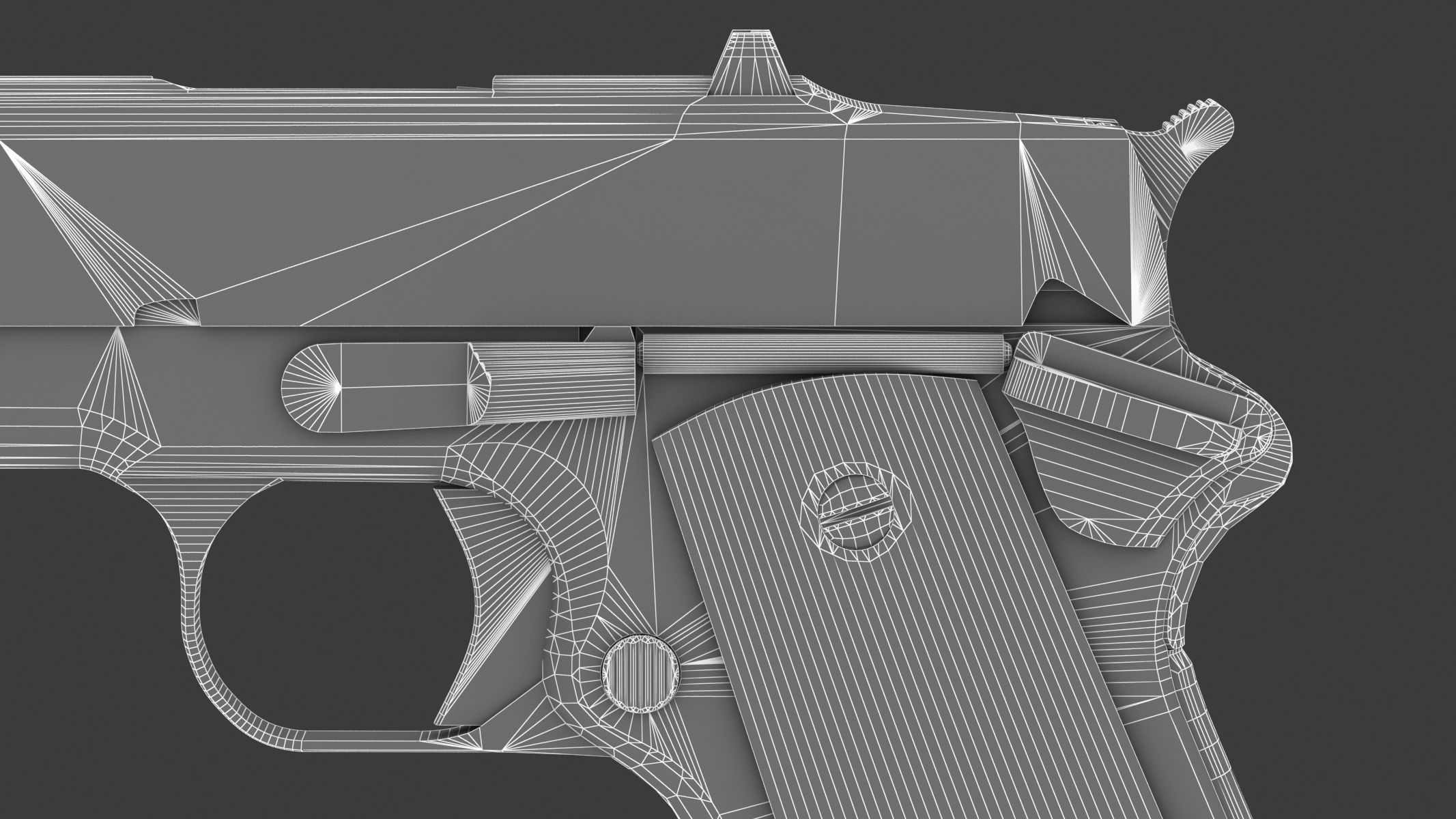 Detonics Combat Master Low Poly Low-poly 3D model_23