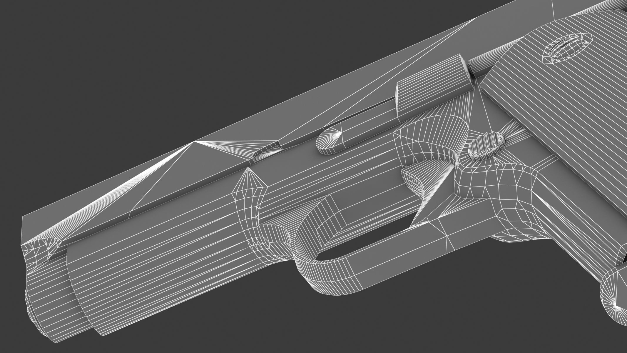 Detonics Combat Master Low Poly Low-poly 3D model_25