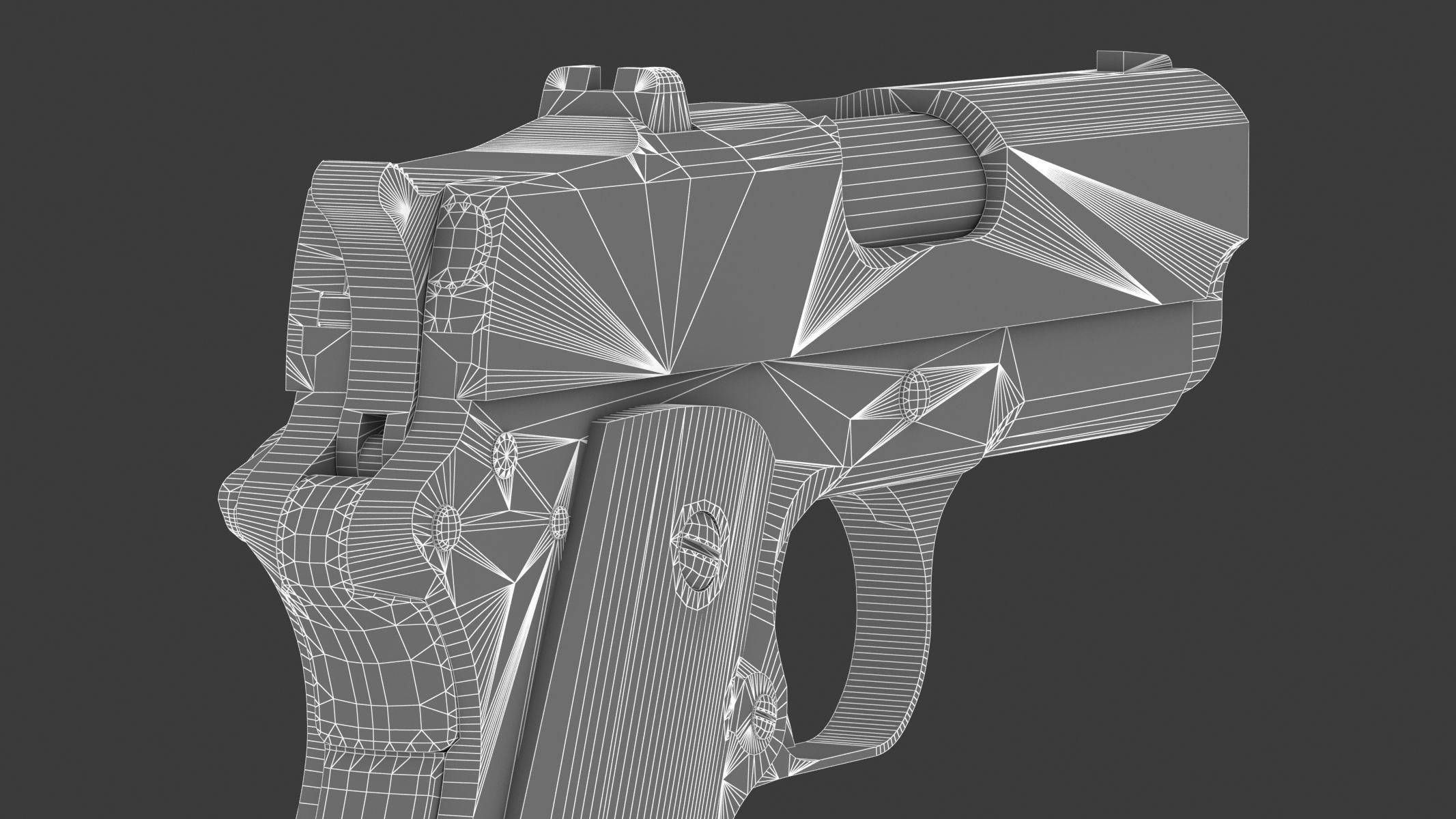 Detonics Combat Master Low Poly Low-poly 3D model_21